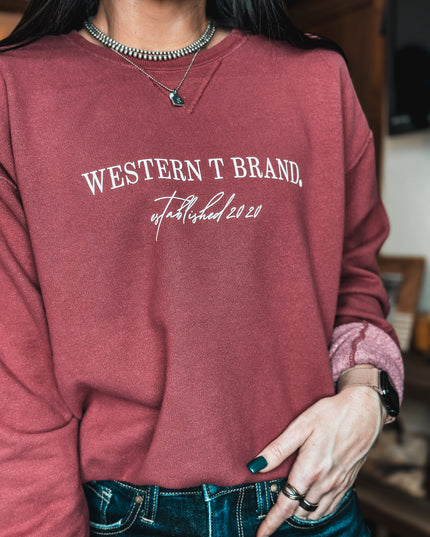 Brand Classic Crew - Rustic Red