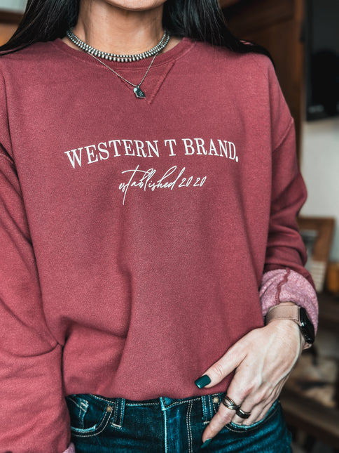 Brand Classic Crew - Rustic Red