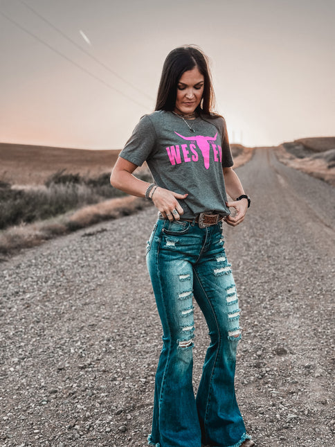 Brand Revamp T Pink/Grey