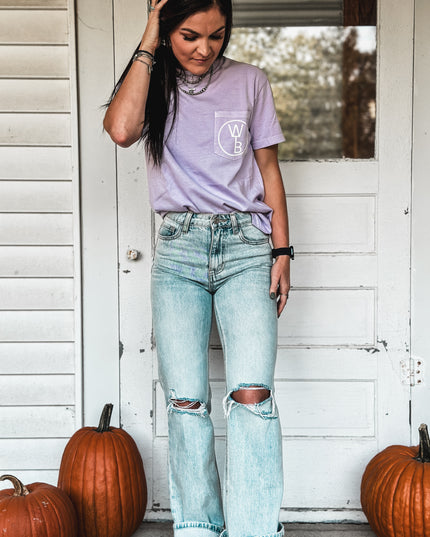 Circle Brand Pocket T - Lavender