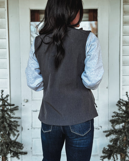 Brand Laramie Soft Shell Vest - Charcoal Black