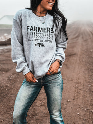Farmers Make Better Lovers Crew - Black