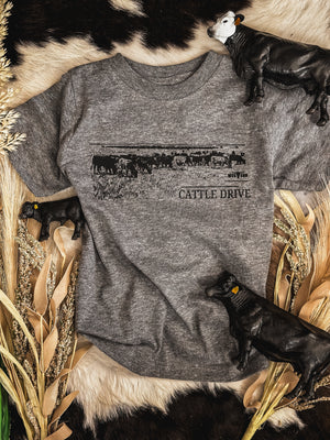 Cattle Drive Infant T - Grey