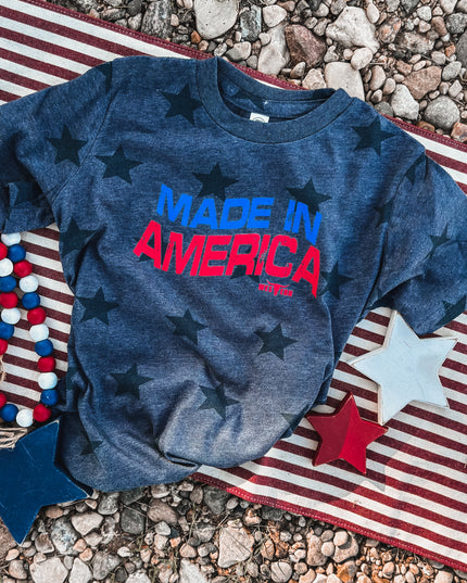 Made in America Toddler - Blue Stars