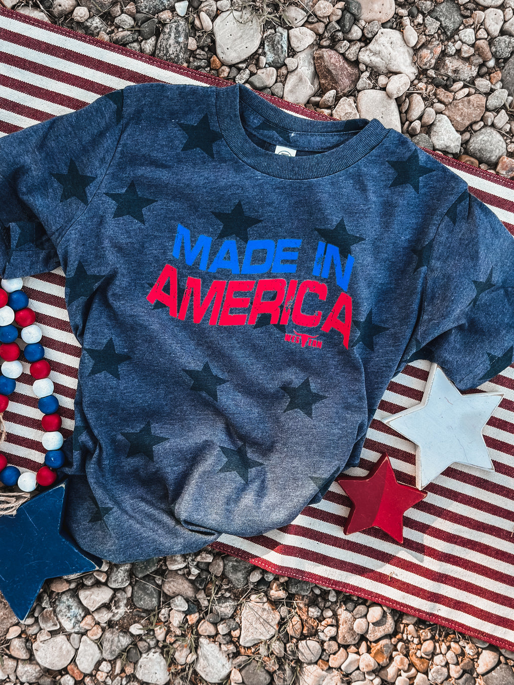 Made in America Toddler - Blue Stars