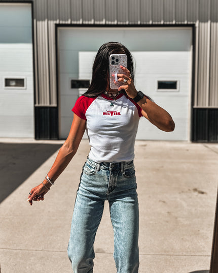 Brand Logo Cropped Baby T