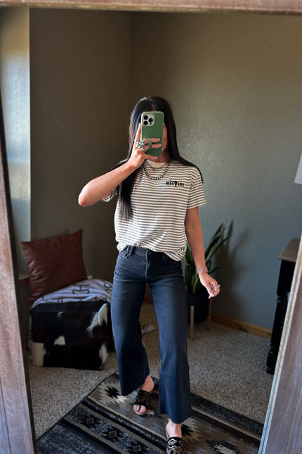 Everyday Classic Pinstripe Short Sleeve