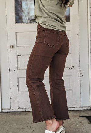 The Daisy Pant - Espresso Brown