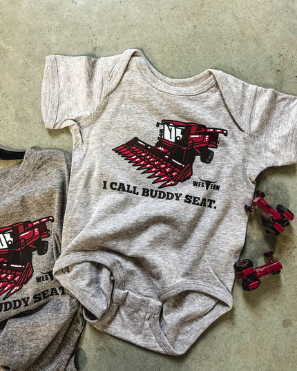 Buddy Seat Onesie (Green or Red Combine)