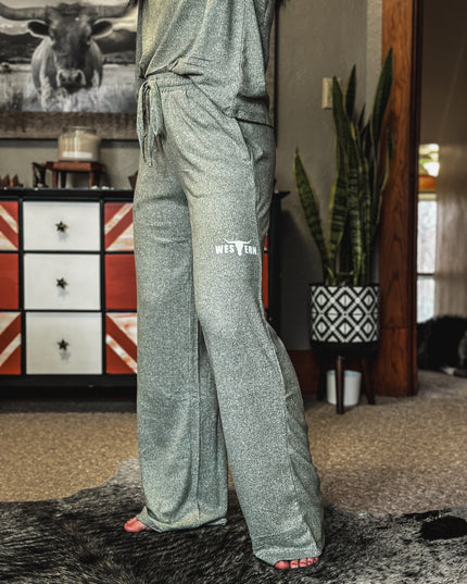 Brand Boulder Lounge Pants - Light Olive