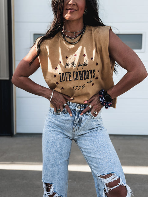 We the People - Cap Sleeve Tank