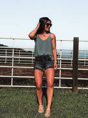 Brand Summer Night Tank - Jade