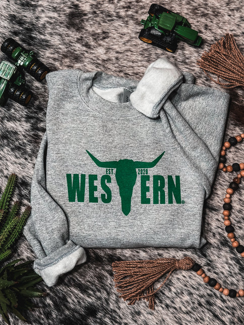 Brand Logo Crew Youth - Green