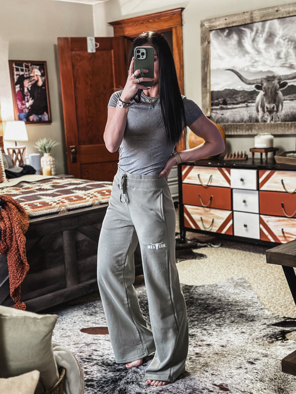 Brand Lazy Day Sweatpants - Warm Sage