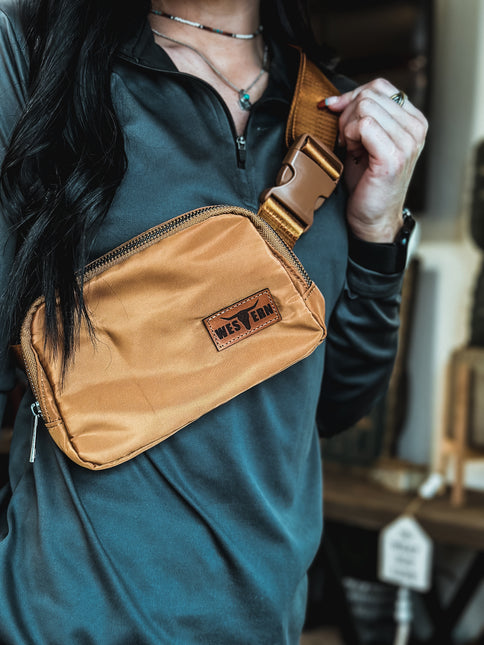 Brand Belt Bag - Camel