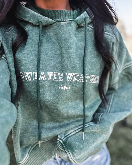 Sweater Weather Jersey Hoodie