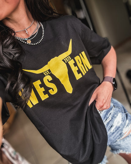 Brand Yellow Logo T