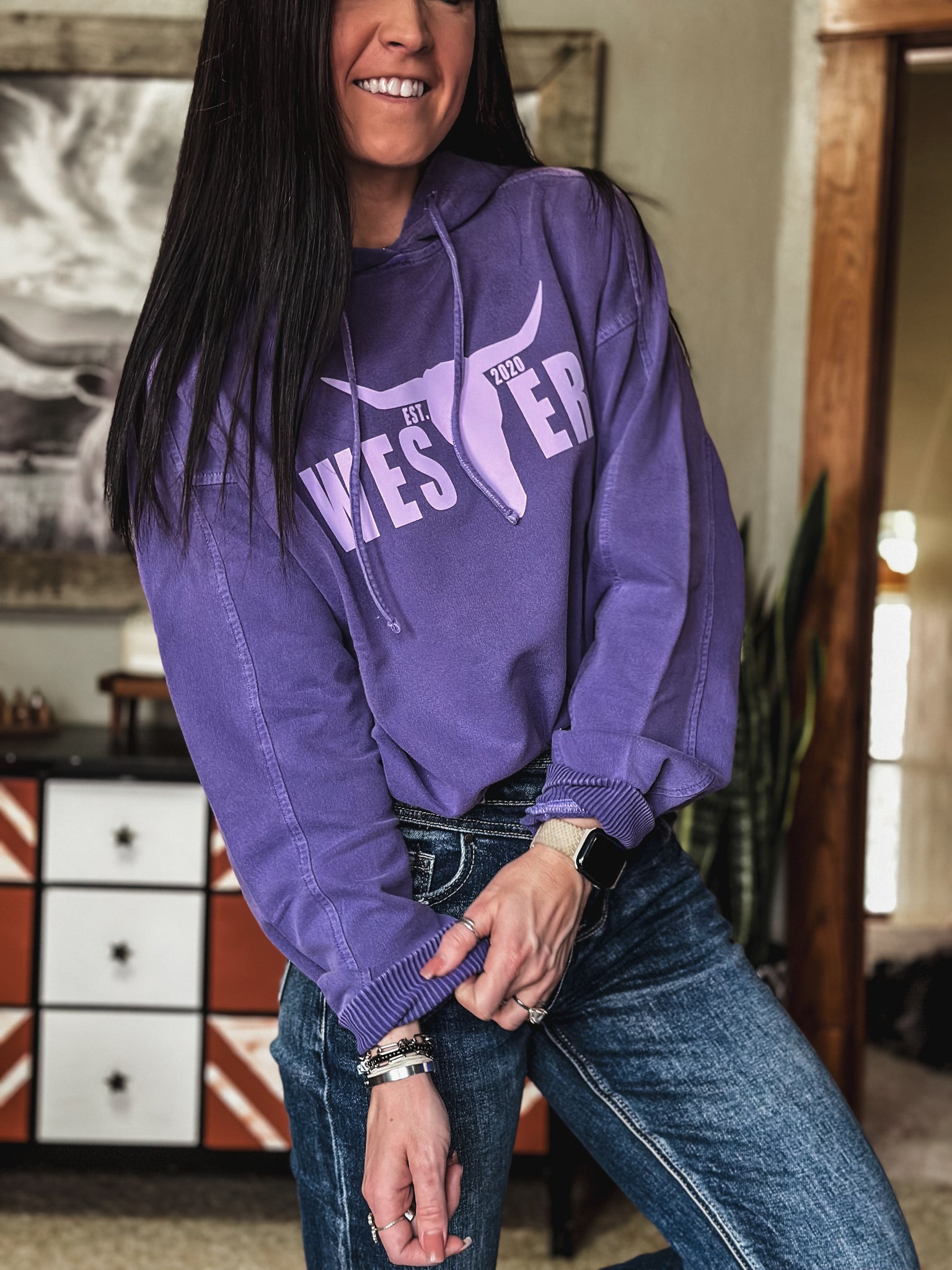 Brand Deadwood Hoodie - Purple Haze