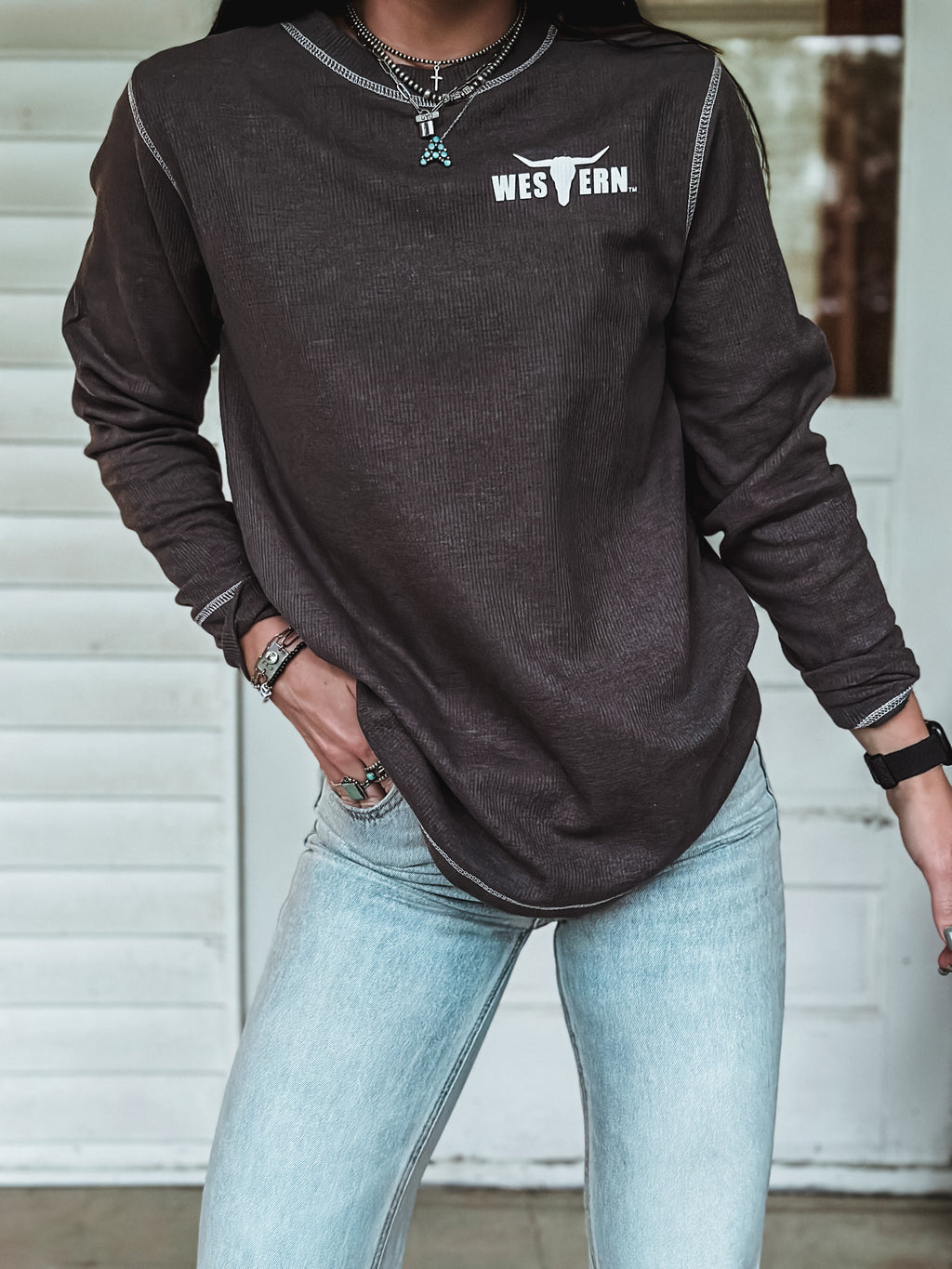 Brand Men’s Thermal Longsleeve - Charcoal Heather