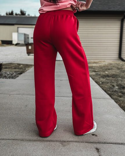 Brand Stride Scuba Wide Pants - Red