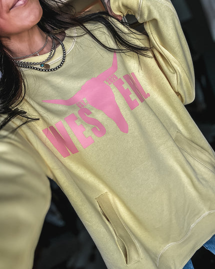 Stitch Seam Boxy Sweatshirt