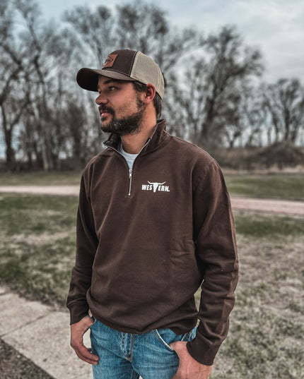 Brand Men's Indy 1/4 Zip - Dunes