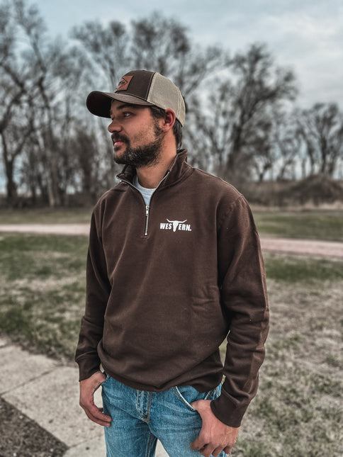 Brand Men's Indy 1/4 Zip - Dunes