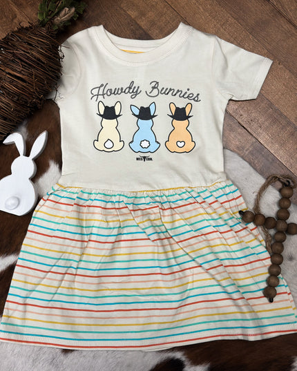 Brand Bella Sunny Stripes Jersey Dress - Howdy Bunnies