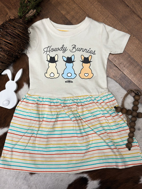 Brand Bella Sunny Stripes Jersey Dress - Howdy Bunnies