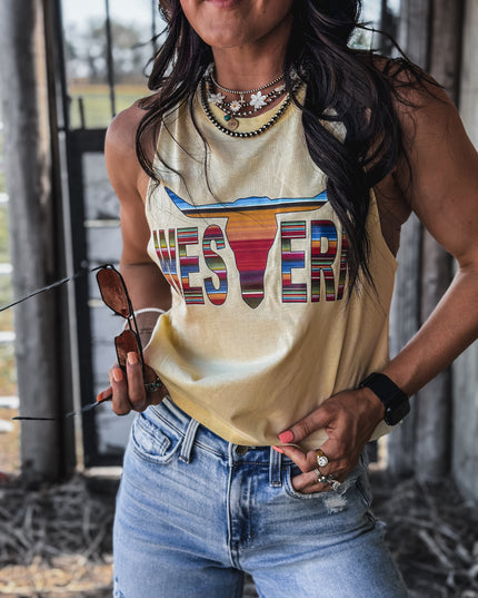 Logo Cropped Tank - Butter