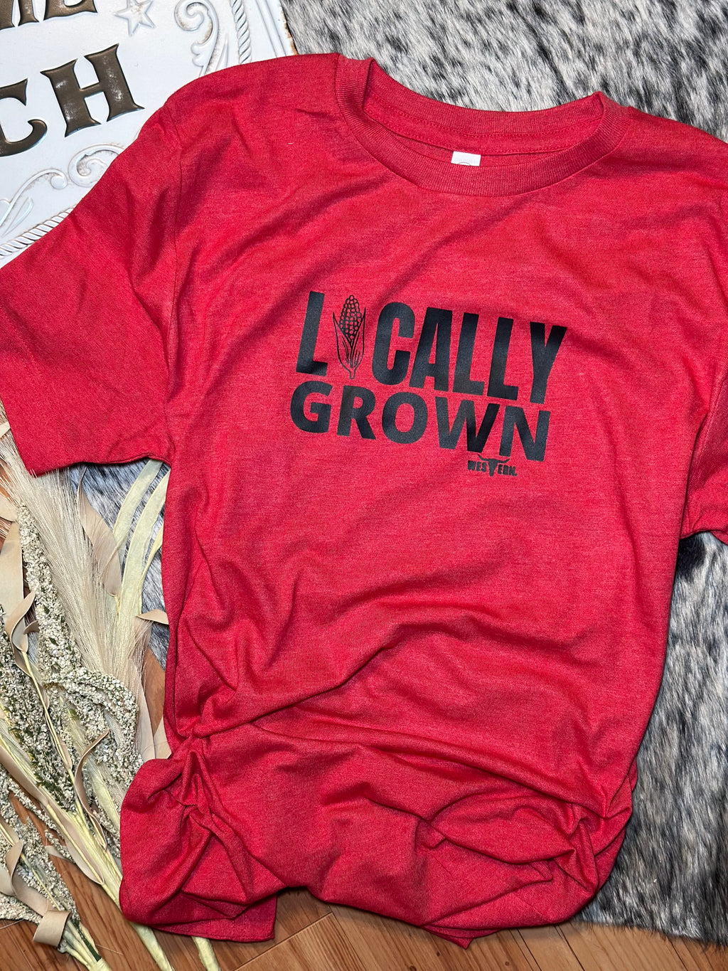 Locally Grown Vintage Red - Youth