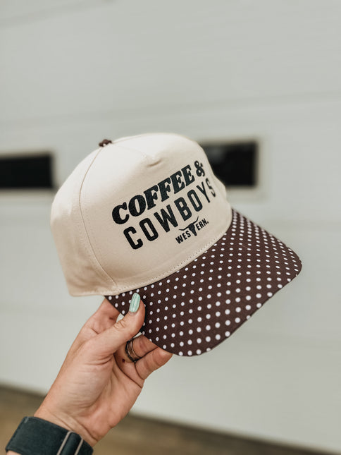 Coffee & Cowboys Polka Dot Hat
