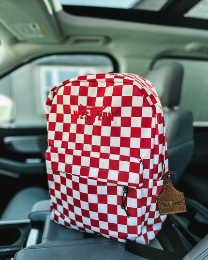 Checker Brand Backpack
