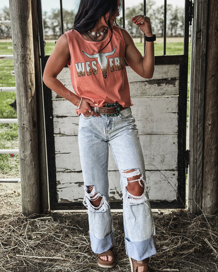 Brand Tank Coral