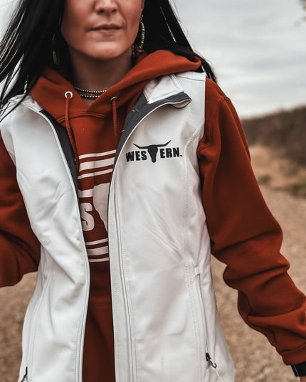 Brand Laramie Soft Shell Vest - White