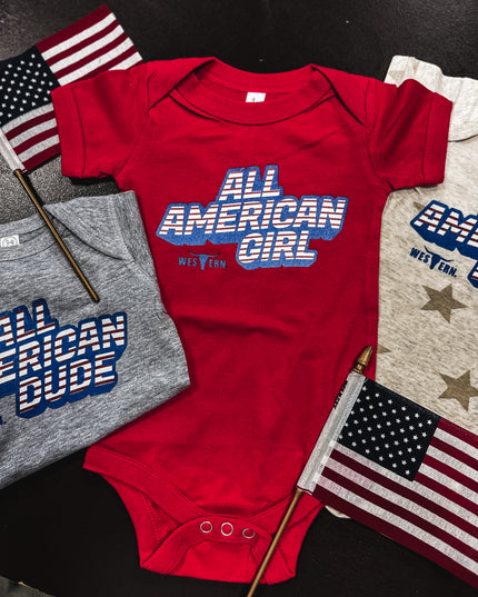 All American Onesie - Red