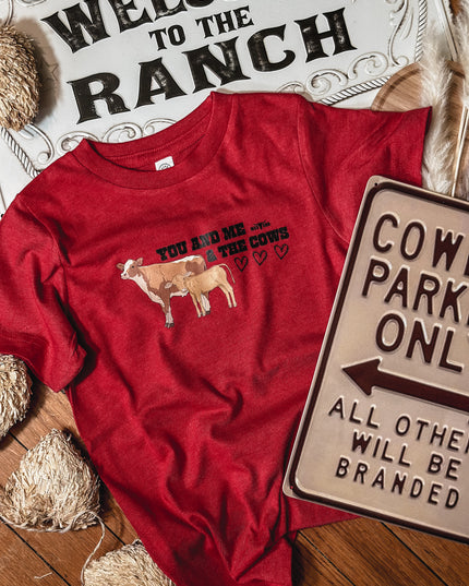 Cow Valentine T - Red