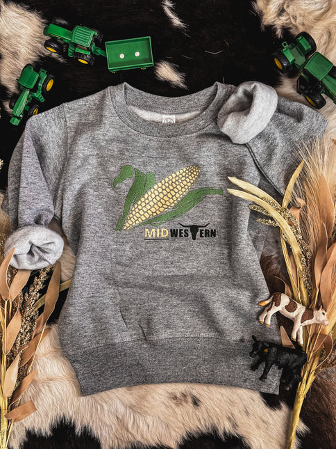 MidWESTERN Crew - Grey