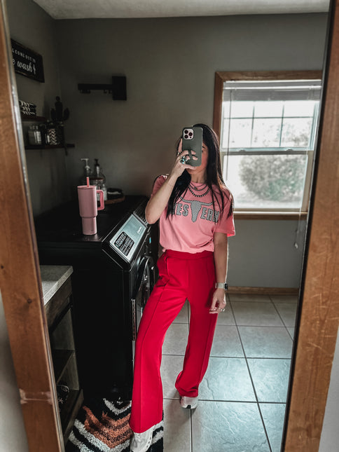 Brand T Checker Logo - Candy Pink