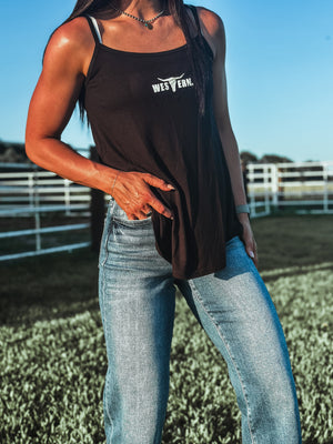 Brand Duo Tank - Black