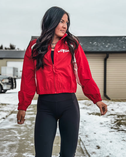 Brand Fast Pace Zip Jacket - Red