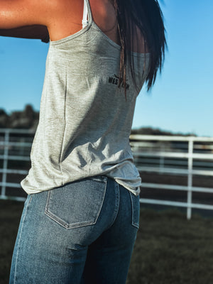Brand Duo Tank - Grey