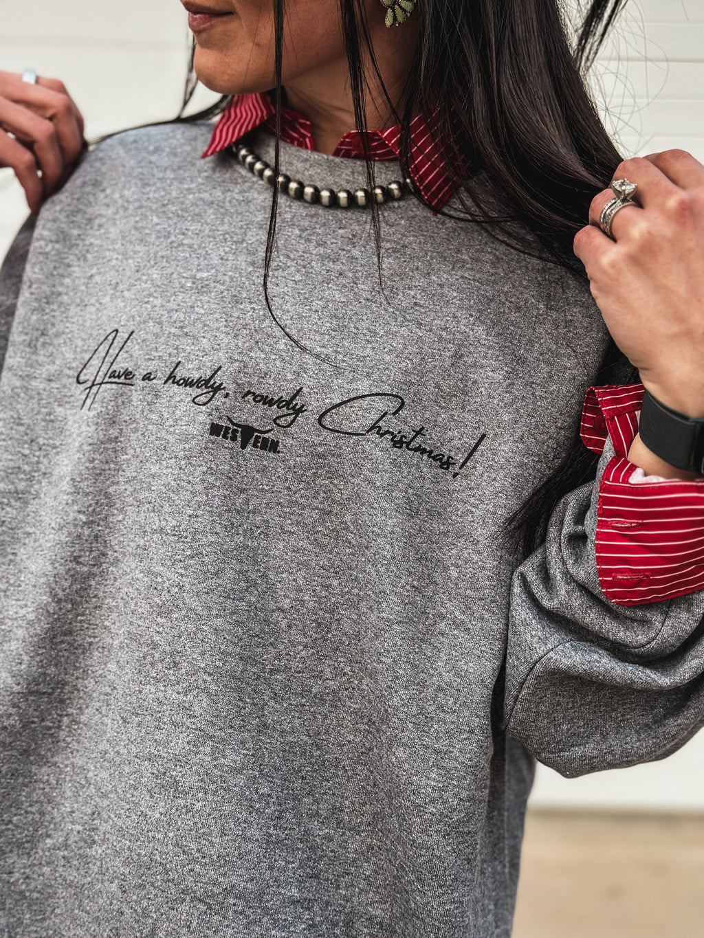 Howdy, Rowdy Christmas Crew - Graphite