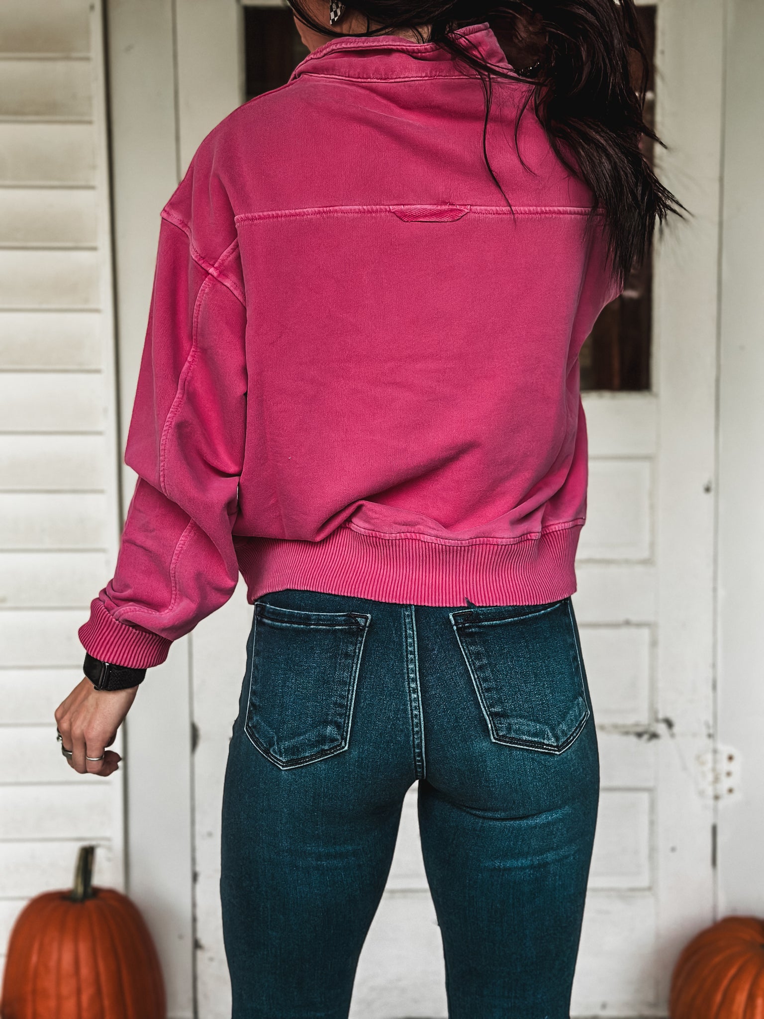 Brand Sammy Pullover 1/4 Zip - Dragonfruit