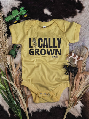 Locally Grown Onesie - Yellow