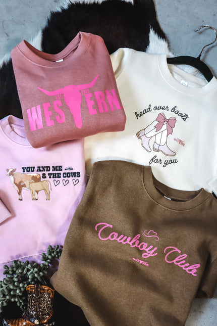 Pink Logo Crew - Mauve