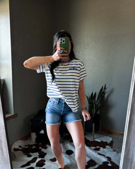 Striped Basic Short Sleeve - NEW COLORS