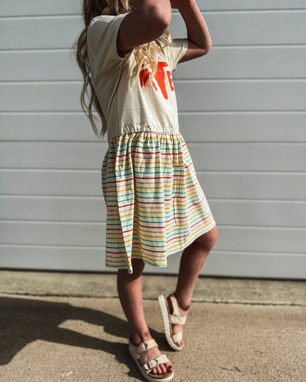 Sunny Stripes - Little Girl Dress
