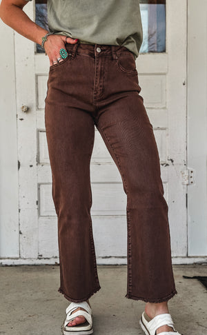 The Daisy Pant - Espresso Brown