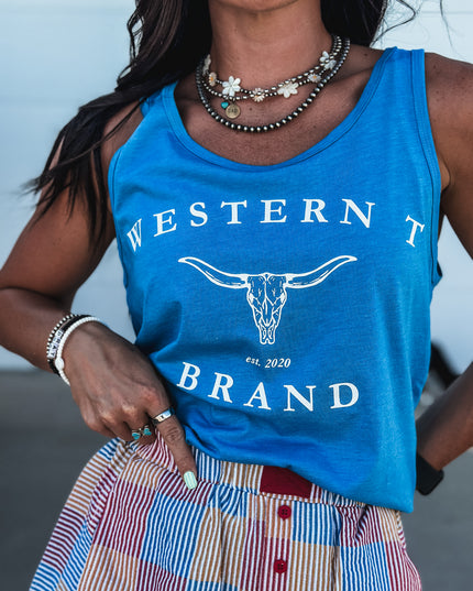 Brand Heather Tank (Unisex Style)